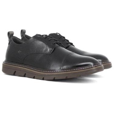 Imagem de Sapato Masculino Democrata Metropolitan Jeff Casual Couro Cadarço Tratorado 604101-Masc...