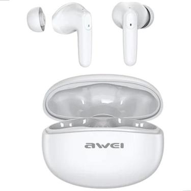 Imagem de Fone de Ouvido Bluetooth Duplo Encaixe Redução de Ruído e Bateria 35h 