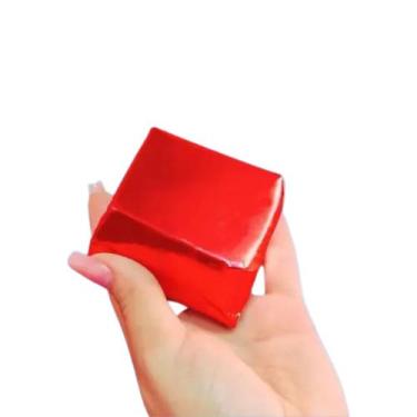 Imagem de Papel Chumbo para Bolo Gelado Vermelho 20x22cm Carber com 100 unidades