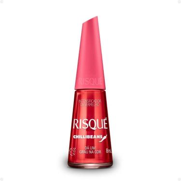 Imagem de Esmalte Intensificador de Vermelho Risqué Chilli Beans Dá um Grau na Cor 8ml