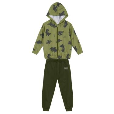 Imagem de Conjunto infantil menino em microfibra estampado Brandili