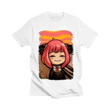 Imagem de Camiseta Unissex plus Size Spy X Family Anya Forger Com Estampa Gráfic