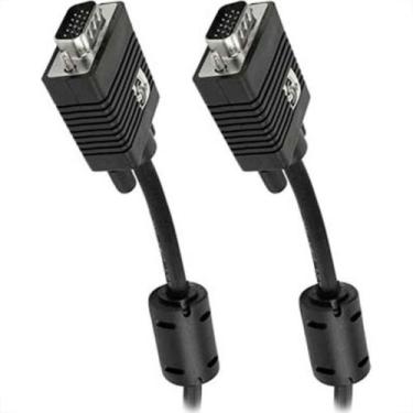Imagem de Cabo Vga Info - Vga Macho + Vga Macho - Com Filtro - Preto - 2M 018-95