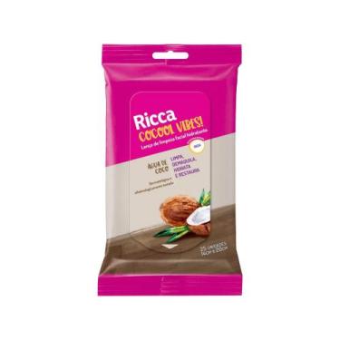 Imagem de Lenço de Limpeza Facial Ricca Cocool Vibes - 25 Unidades