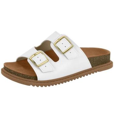 Imagem de Chinelo Papete Infantil Menina Elegante Fácil Calce Molekinha, Branco,