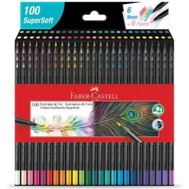 Imagem de Lápis de Cor Supersoft Faber-Castell 100 Cores