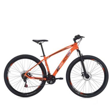 Imagem de Bicicleta Flexus 3.1 Lite Mountain Bike Aro 29 Quadro Aço 21 Marchas Free Action Laranj...
