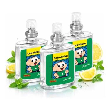 Imagem de Kit 3x Perfumes Colônia Miniatura Cebolinha Turma Da Mônica Jequiti De
