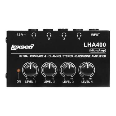 Imagem de Amplificador Fone De Ouvido Lexsen Lha400 Estéreo Bivolt