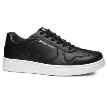 Imagem de Tênis Casual Masculino Microfibra Preto Pegada 171901-03, 40