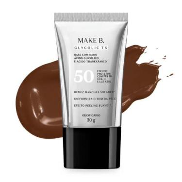 Imagem de Base Líquida Make B. Glycolic TX 30g - Maquiagem , Cor 300