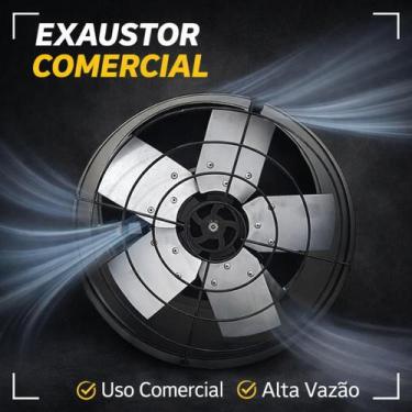 Imagem de Exaustor De Cozinha Comercial Industrial 30cm Alta Vazão 200w 127v - O