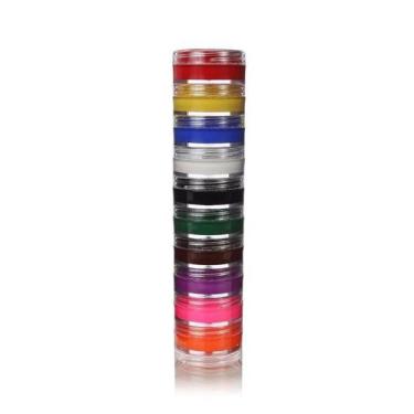 Imagem de Kit Tinta Facial Cremosa 10 cores - Color Make