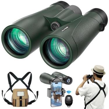 Imagem de Binóculos GLLYSION 15x54 à Prova d'Água com Adaptador para Celular e C