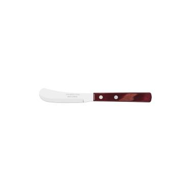 Imagem de Espátula para Manteiga Polywood Servir Geleias Aço Inox Madeira Tratada Vermelho Tramontina