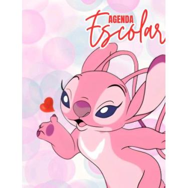 Imagem de Agenda Escolar Infantil 1 Dia Por Folha , 302 Paginas Lilo Stitch Ange