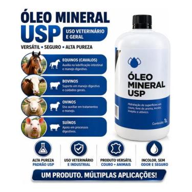 Imagem de Óleo Mineral Univittá 1L para Cavalo