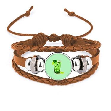 Imagem de un brand Pulseira de couro com imagens realistas e lindas pulseiras de cidra de frutas