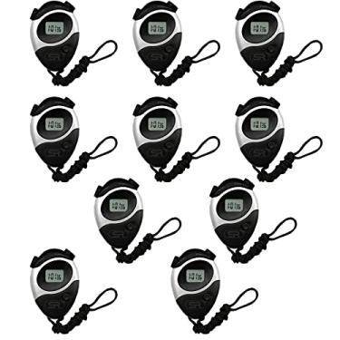 Imagem de Kit Cronometro Progressivo Digital Alarme, Hora E Data C/ 10