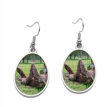 Imagem de Brincos de preguiça 2 – Brincos pendentes para meninas – Presente de festa de aniversário dos namorados