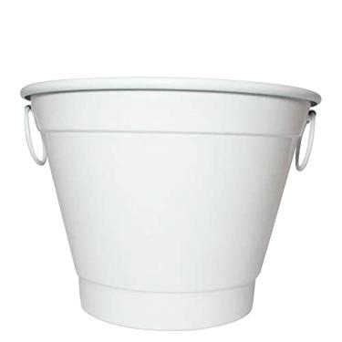 Imagem de Balde de Gelo e Cerveja Térmico em Alumínio 6,5L Bbq - Branco