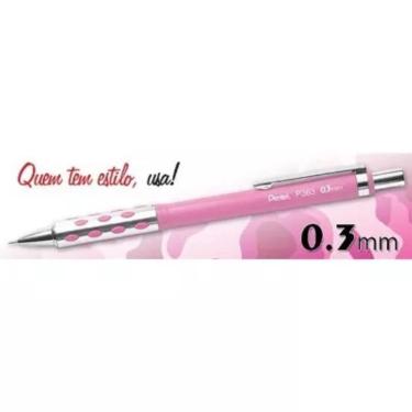 Imagem de Lapiseira Pentel P363 - 0,3mm - Rosa