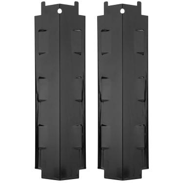 Imagem de 2 peças de aço inoxidável para churrasqueira a gás,37 x 11 cm, barraca térmica para churrasqueira Charbroil 463230710 463320109 463320110 463440109 463470109 463631410, 2 peças de aço inoxidável placa de calor de placa de placa de 14 BR