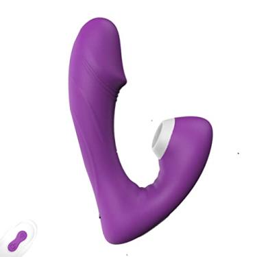 Imagem de Brinquedos Eróticos Feminino Massageador Erótico 18 Frequências Sucção Clitóris Estimulador Ponto G Zatla (Roxo)