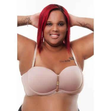 Imagem de Sutiã Tomara Que Caia Plus Size Reforçado Com Alça Removível