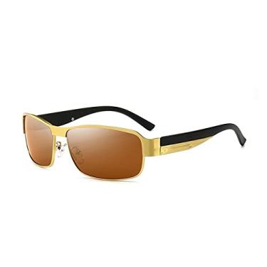 Imagem de Óculos de sol polarizados masculinos de luxo para homens dirigindo pesca designer óculos de sol para homem metal vintage óculos de proteção anti-reflexo uv400,5, china