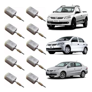 Imagem de Kit 10 Motor 12v Fechadura Trava Elétrica VW Gol 2009 A 2018