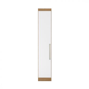 Imagem de Armário Demobile Modena 1 Porta - Amendola/Branco