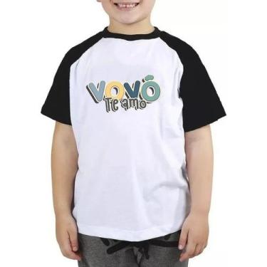 Imagem de Camiseta Infantil Vovó Eu Te Amo Blusa Camisa Presente - Mago Das Cami