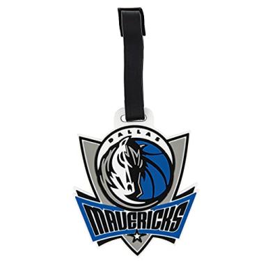 Imagem de Bolsa com etiqueta de bagagem da NBA National Basketball Association de Dallas Mavericks (etiqueta de bagagem PVC)