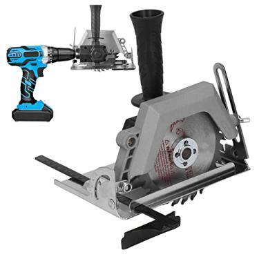 Imagem de Adaptador de furadeira para serra Conversor de moedor Conversor de moedor de liga de alumínio, conjunto de acessórios de fixação de corte