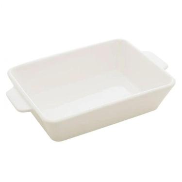 Imagem de Assadeira Travessa Refratária Porcelana Com Alça 23,5Cm Lyor