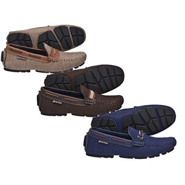 Imagem de Kit 3 Pares Mocassim Drive Sapatilha Masculina (37)