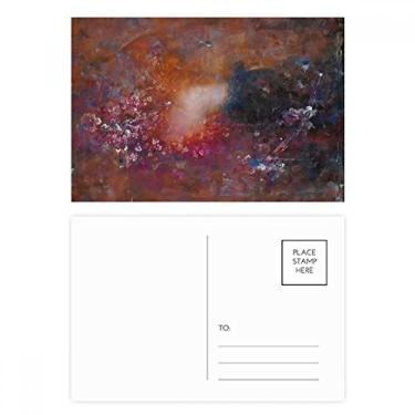 Imagem de Flower Story XJJ conjunto de cartão postal pintura a óleo cartão de felicitações para envio de aniversário