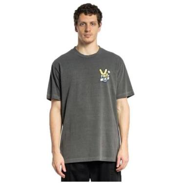 Imagem de Camiseta Element Globe Masculino - Cinza Escuro