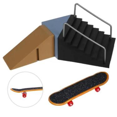 Skate De Dedo Com Rampa Barato Skate Fingerboard Radical em Promoção na  Americanas