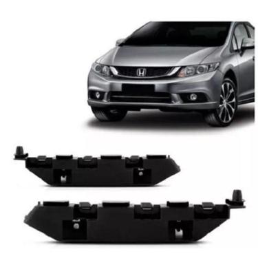 Imagem de Par Guia Parachoque Dianteiro New Civic 2012 13 14 15 2016