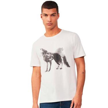 Imagem de Camiseta Acostamento Wolf In23 Off White Masculino