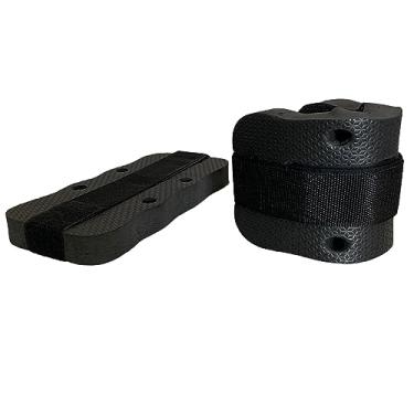 Imagem de Par Caneleiras Em Eva Hidroterapia 3 à 4kg Preta DF1102 Dafoca Sports