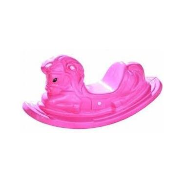 Imagem de Kit Escorregador Médio + Cavalinho Rosa - Valentina Brinquedos