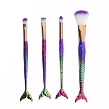 Imagem de Pincéis De Sereia Kit Com 4 Unidades - Roxo