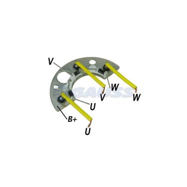 Imagem de Retificador Do Alternador Volkswagen 690 790 7110 12140 11130 11160 13130 13160 55A - Gauss - GA1006