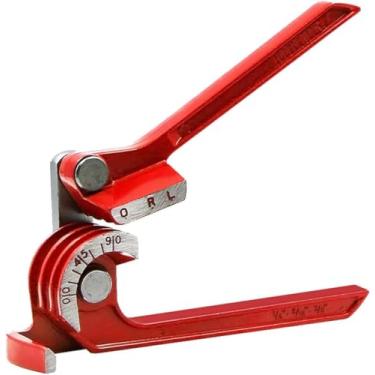 Imagem de Ferramenta dobradora de tubos, ferramenta dobradora de tubos manual para serviço pesado, dobrador de tubos com ângulo de curvatura de 180, dobrador de tubos de metal portátil, dobrador de tubos para s