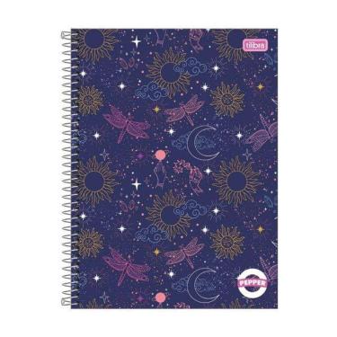 Imagem de Caderno Univ. 10 Mat. 160Fls Pepper Fem. Capa 5 - Tilibra