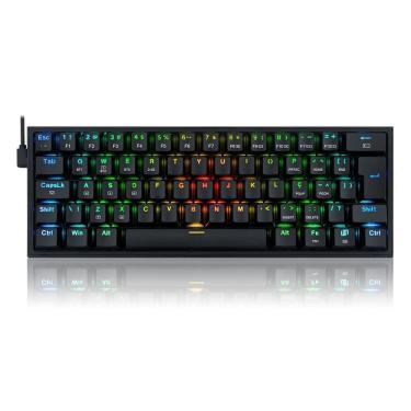 Imagem de Teclado Mecanico Fizz Pro 2.4G/Bt Rgb Pt-Brown - Redragon