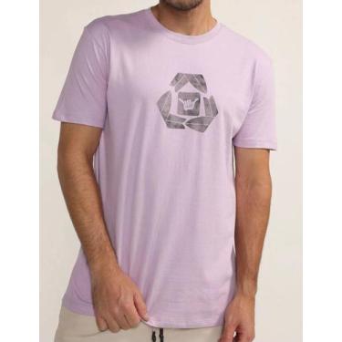 Imagem de Camiseta Hang Loose Rellose Masculina, Cor: Roxo Ref: Hlts010205
